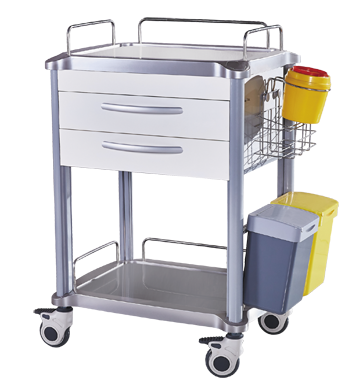 hospital medical trolley cart